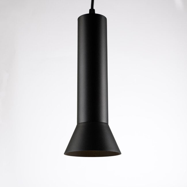 Lenn track tube pendant light 1-phase, black