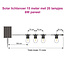 Solar string lights 15 metres with 20 lights, 6W Solar panel