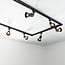1.5 metre 1-phase track system set with Elle spotlights, black