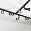1.5 metre 1-phase track system set with Elle spotlights, black