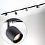 1.5 metre 1-phase track system set with Day spotlights, black