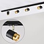Modern 1.5 metre single-phase track lighting system with Lexi spotlights - spotlights on track