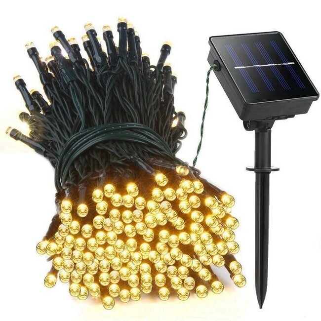 Solar string lights for outdoor use, 22 metres, 200 lights - Soren