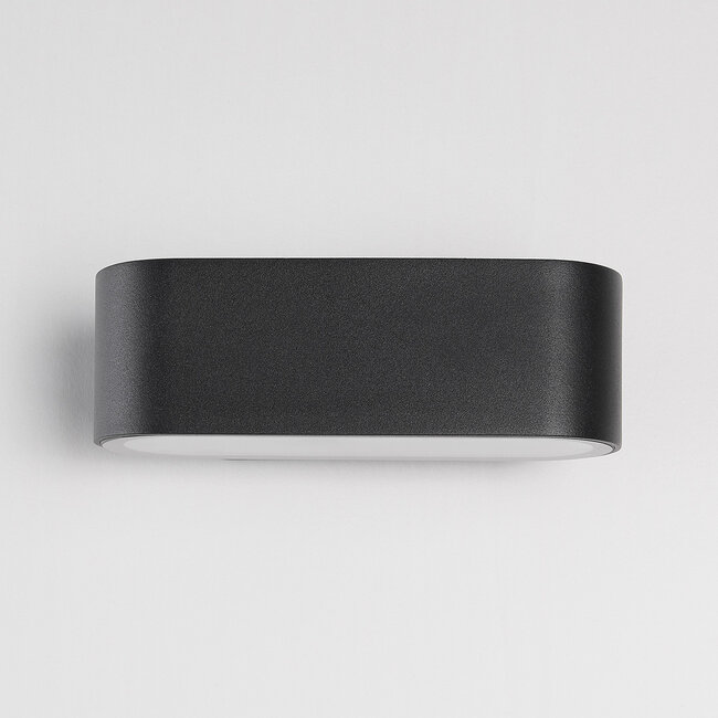 Modern Black outdoor wall lamp incl. LED - Tino