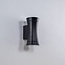 2-light outdoor wall light Olympia - black