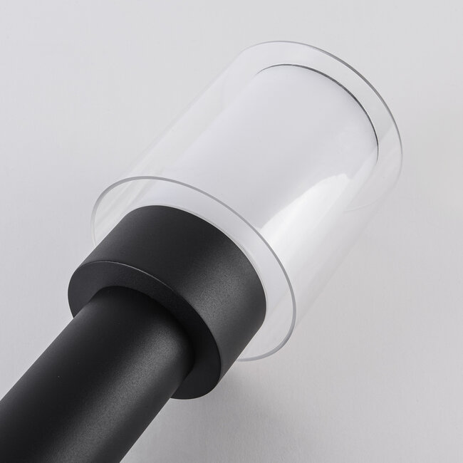 Modern standing outdoor lamp Baxie - Black