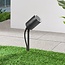 Modern garden spotlight Clark - Black
