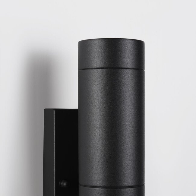 2-light outdoor wall light Zane - black