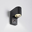 Modern outdoor wall light with sensor - Kurt