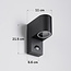 Modern outdoor wall light with sensor - Kurt