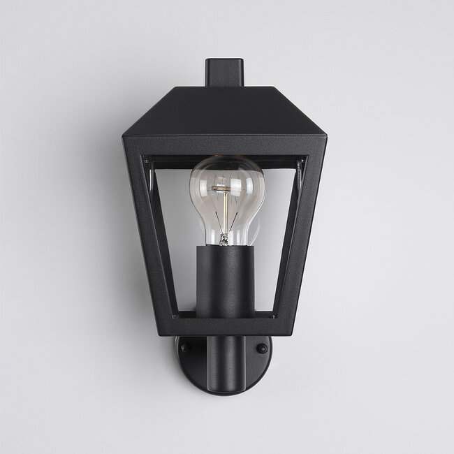 Rustic outdoor wall light Dax - black