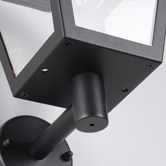 Rural outdoor wall lamp Dax - Black