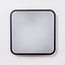 Square design outdoor wall light Seb - black 28.5 cm
