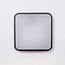 Modern square wall lamp, Black, 20 cm - Seb