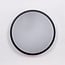 Round design outdoor wall light Lea - black Ø20 cm