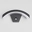 Designer outdoor wall light Vic with sensor - black integrated LED