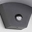 Designer outdoor wall light Vic with sensor - black integrated LED