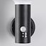 Industrial outdoor wall light Max with sensor - black