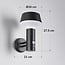 Industrial outdoor wall light Max with sensor - black