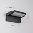 Adjustable outdoor wall light Berlin - black with integrated LED