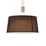 Modern Hazel pendant lamp with 3-step dimmable LEDs - satin nickel