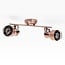 Industrial ceiling lamp Boston in copper