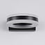 Round outdoor wall light Noor - black with integrated LED
