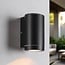 Modern outdoor wall light Sophie - black