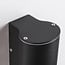 Modern outdoor wall light Sophie - black