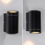 Modern outdoor wall lights Sophie - Black