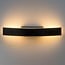 Design outdoor wall light Dean - black with integrated LED