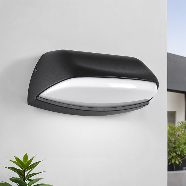 Industrial outdoor wall light Jessy - black