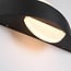 Modern outdoor wall light Esmee - black with integrated LED