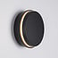 Extendable outdoor wall light Muriel - black with integrated LED