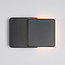 Designer wall light Will extendable - black