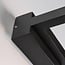 Designer outdoor wall light Vince - black with integrated LED