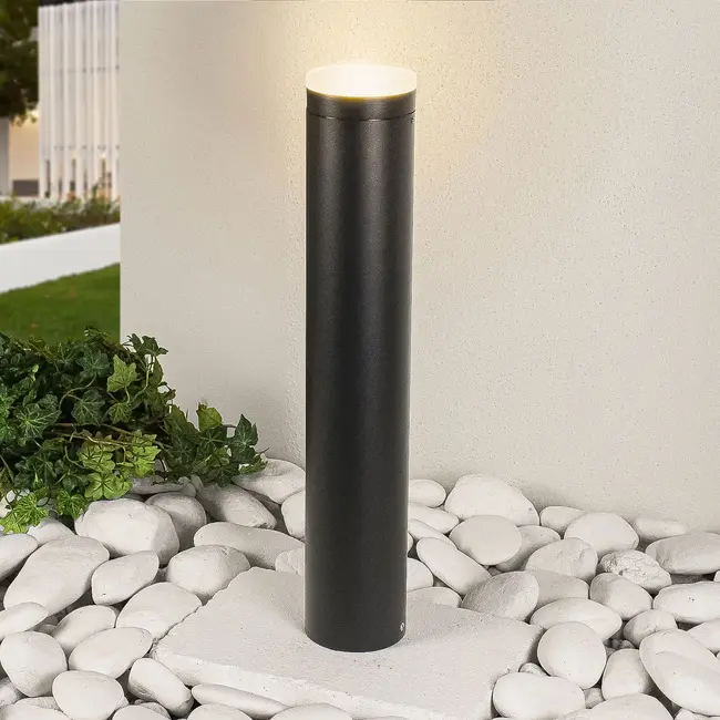 Modern Black standing outdoor lamp Felix, 50 cm