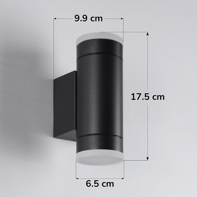 Elin modern outdoor wall light - 2-light