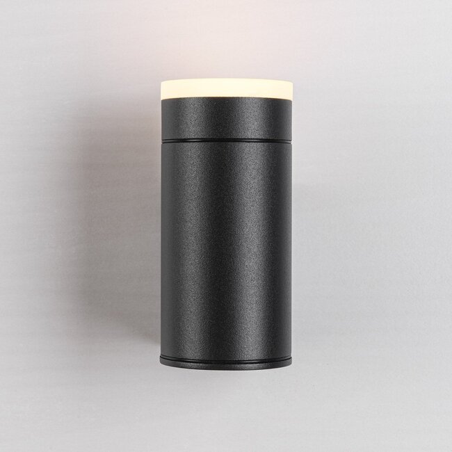 Modern outdoor wall light Iris - black