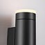 Modern outdoor wall light Iris - black