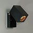 Adjustable outdoor wall light Sven - black
