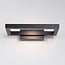 Designer outdoor wall light Isa - matt black with integrated LED