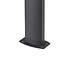 Outdoor floor lamp Reese with sensor - black with integrated LED