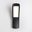 Modern outdoor wall light Jette - black with integrated LED