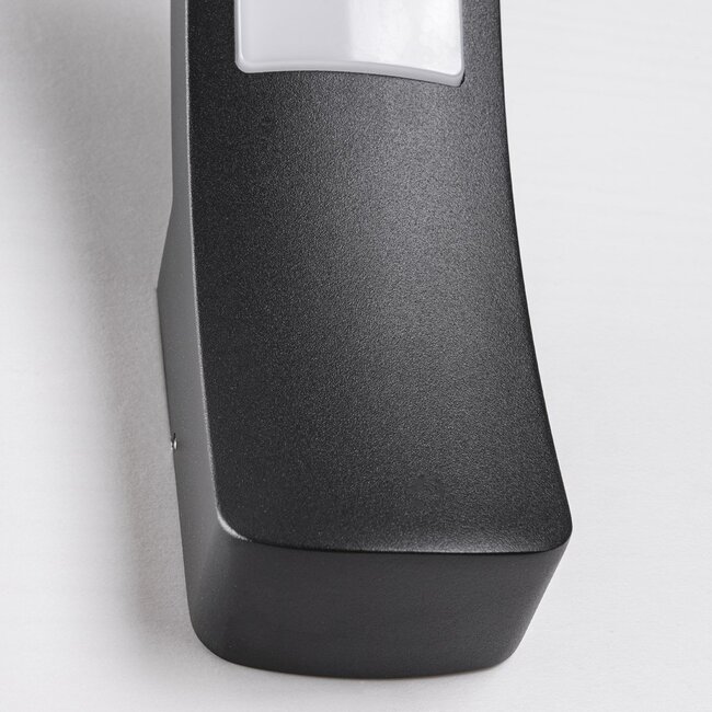 Modern outdoor wall light Jette - black with integrated LED