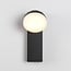 Industrial outdoor wall light Sil - black with integrated LED