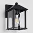 Rustic outdoor wall light Sammy - black