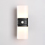 Adjustable wall lamp Bobby with sensor - black