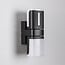 Adjustable outdoor wall light Bobby - black with integrated LED