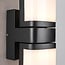 Adjustable outdoor wall light Bobby - black with integrated LED